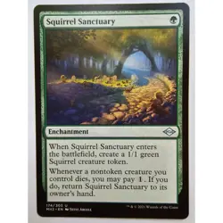 MTG Magic The Gathering Squirrel Sanctuary Enchantment Card Green 2021 MH2 - Image 3