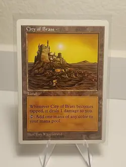 MTG City of Brass (5th Edition, Near Mint) - Image 1