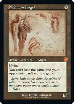 Platinum Angel (Schematic) The Brothers' War: Retro Frame Artifacts Foil - Image 1