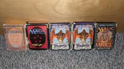 MTG Empty Precon Deck Box Lot 90s Revised 4th Edition Tempest Mirage - Image 12