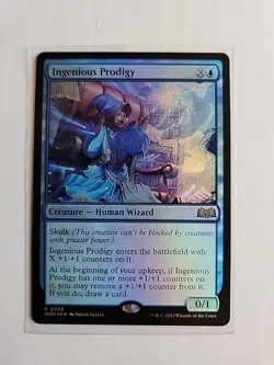 Ingenious Prodigy (Foil) - Wilds of Eldraine - LP - MTG Magic - Rare - Creature - Image 2