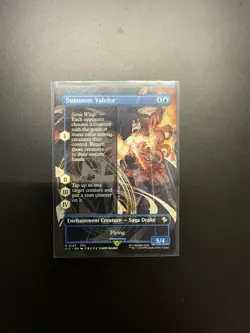 NM Borderless Summon: Valefor, MTG, Final Fantasy, Magic the Gathering, 197 - Image 1