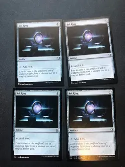 4X Sol Ring Regular - Magic the Gathering (LP) - Image 1