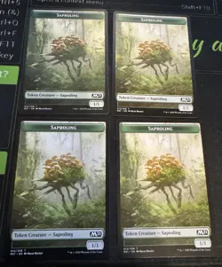 Saproling Token 012 X4 M21 Core Set Magic the Gathering MTG - Image 1