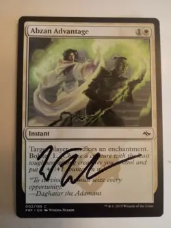 Abzan Advantage Signed by Winona Nelson Magic the Gathering - Image 1