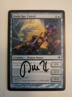 Hada Spy Patrol signed by Zoltan Boros  MTG Magic the Gathering - Image 1