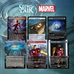 Magic The Gathering Secret Lair x Marvel: Iron Man NON-FOIL New Sealed - Image 1