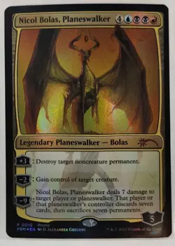 MTG - Nicol Bolas, Planeswalker #10 - Unique and Miscellaneous Promos FOIL - Image 1