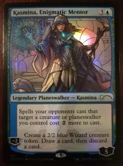 Kasmina, Enigmatic Mentor (Stained Glass) Secret Lair Drop Foil - Image 1