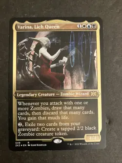 MTG Varina, Lich Queen 2X2 Double Masters 2022 Rare Etched Foil - Image 5