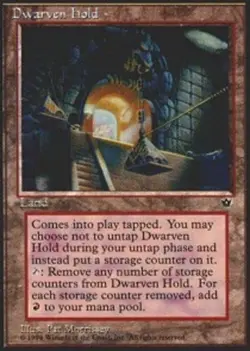 [1x] Dwarven Hold Played, English Fallen Empires MTG Magic - Image 2