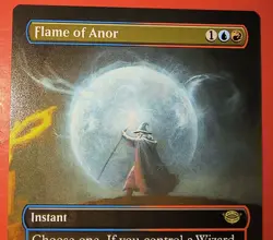 MTG, MAGIC: FLAME OF ANOR, LTR, BORDERLESS UNPLAYED, RARE #0406 - Image 2