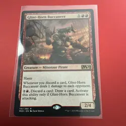 MTG - Glint-Horn Buccaneer Core Set 2020 Regular - Unplayed - Image 3