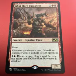 MTG - Glint-Horn Buccaneer Core Set 2020 Regular - Unplayed - Image 4