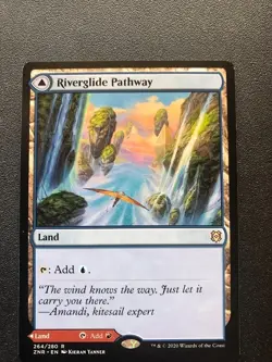 Riverglide Pathway / Lavaglide Pathway Zendikar  NM MTG Magic the Gathering - Image 2