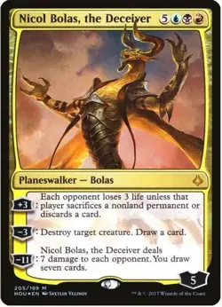 Nicol Bolas, the Deceiver Hour of Devastation Foil - Image 1