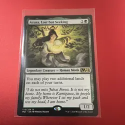 MTG Azusa, Lost But Seeking - Core Set 2021 NM/Reg English Awesome - Image 1
