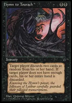 4 x Hymn to Tourach (Hoover) - Fallen Empires - Light Play - MTG - Image 2