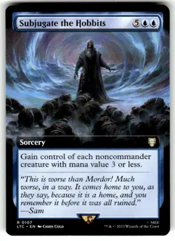 Subjugate the Hobbits (Extended Art) Commander: MTG NM - Image 1