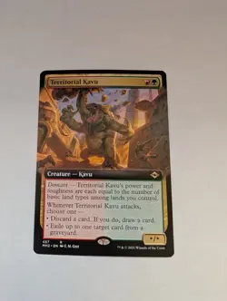 1x Territorial Kavu - Extended Art NM-Mint, English Modern Horizons 2 MTG - Image 1