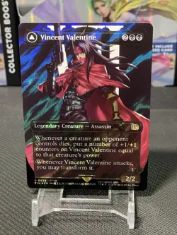 Vincent Valentine 528 (Borderless) (Surge Foil) Final Fantasy MTG - Image 1