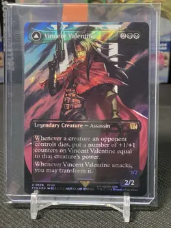 Vincent Valentine 528 (Borderless) (Surge Foil) Final Fantasy MTG - Image 3