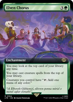 Elven Chorus (Extended Art) Universes Beyond: the Lord of the Rings: Tales of Middle-Earth Regular - Image 1