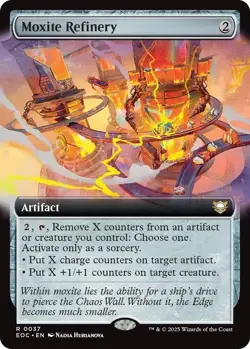 NM Extended Art Moxite Refinery, MTG, Edge of Eternities, Magic, 37 - Image 2
