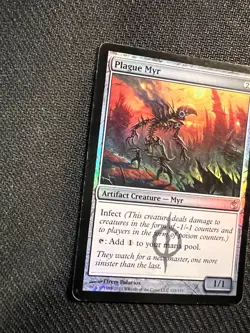Plague Myr Mirrodin Besieged Foil MP - Image 2