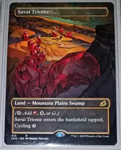 MTG Savai Triome Ikoria: Lair of Behemoths 312 Rare NM Pack Fresh MTG - Image 1