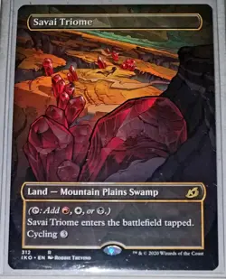 MTG Savai Triome Ikoria: Lair of Behemoths 312 Rare NM Pack Fresh MTG - Image 3