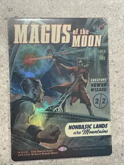 MTG Edge of Eternities Magus Of The Moon Showcase Foil Borderless - Image 1