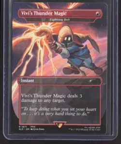 MTG Final Fantasy VIVI'S THUNDER MAGIC Lightning Bolt #1871 Secret Lair - Image 1