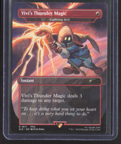 MTG Final Fantasy VIVI'S THUNDER MAGIC Lightning Bolt #1871 Secret Lair - Image 3