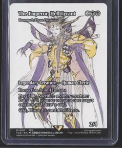 MTG Final Fantasy THE EMPEROR, HELL TYRANT Yawgmoth, Thran Physician (Showcase) - Image 1