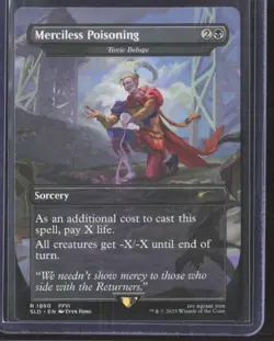 MTG Final Fantasy MERCILESS POISONING Toxic Deluge #1860 Secret Lair Drop SLD - Image 1