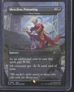 MTG Final Fantasy MERCILESS POISONING Toxic Deluge #1860 Secret Lair Drop SLD - Image 3
