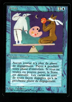 MRM FR/VF Stase - Stasis NM- MTG magic FBB R07 - Image 1