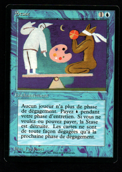 MRM FR/VF Stase - Stasis NM- MTG magic FBB R07 - Image 3