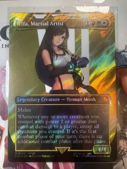 MTG ~ Tifa, Martial Artist (Borderless Surge Foil) ~ Final Fantasy ~ NM ~ Mythic - Image 3