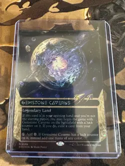 Gemstone Caverns (0106) (Borderless) (Galaxy Foil) Edge of Eternities:... - Image 1