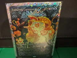 Enduring Curiosity (Showcase) (Fracture Foil) Duskmourn: House of Horror Foil - Image 1