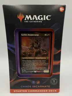 Magic: The Gathering Starter Commander Deck - Chaos Incarnate (Black-Red) - Image 2