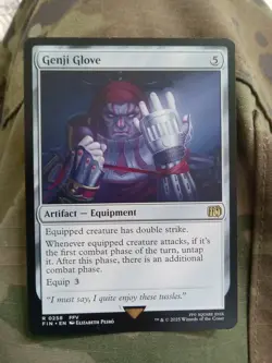 MTG Genji Glove English Final Fantasy FIN NM 0258 Mint Pack Fresh!! - Image 2