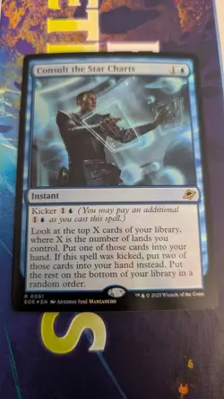 MTG Consult the Star Charts - Foil, NM-Mint, English Edge of Eternities - Image 1