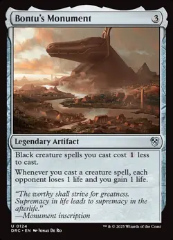 1x - Bontu's Monument - CMR: Aetherdrift - UC NM MTG - Image 1