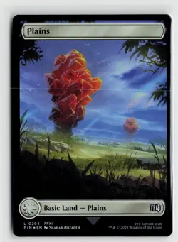 MTG Final Fantasy Plains (294) x1 NM Foil - Image 1