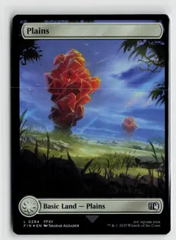 MTG Final Fantasy Plains (294) x1 NM Foil - Image 3