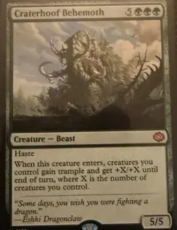Craterhoof Behemoth 1x - MTG - Regular - Near Mint - Image 1