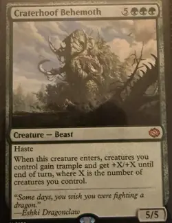 Craterhoof Behemoth 1x - MTG - Regular - Near Mint - Image 2
